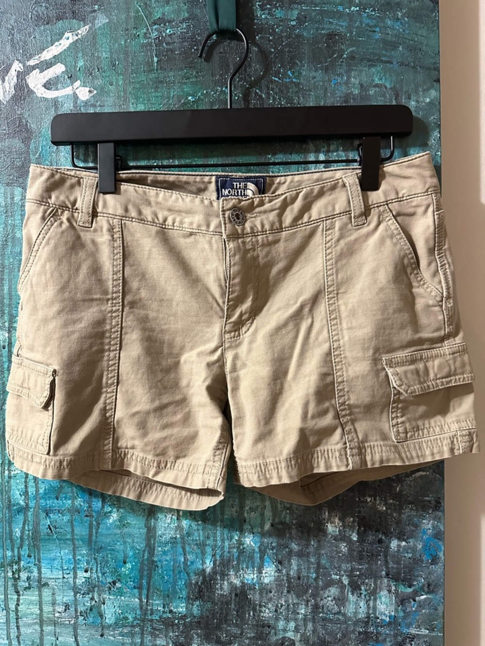 The North Face Women's Khaki Cargo Shorts
